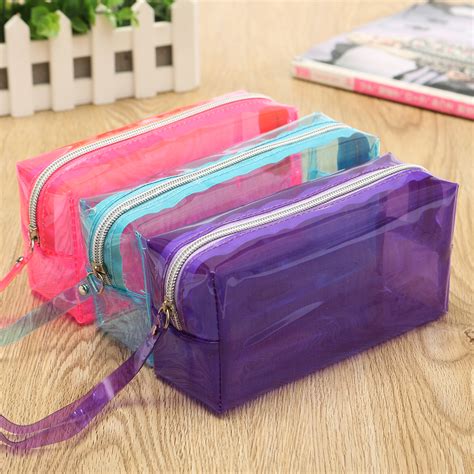 clear plastic cosmetic bags wholesale.